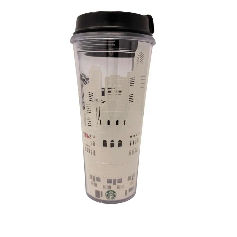 Starbucks Singapore Tumbler 2022‎ Pre-Owned 16oz Ferris Wheel City Design